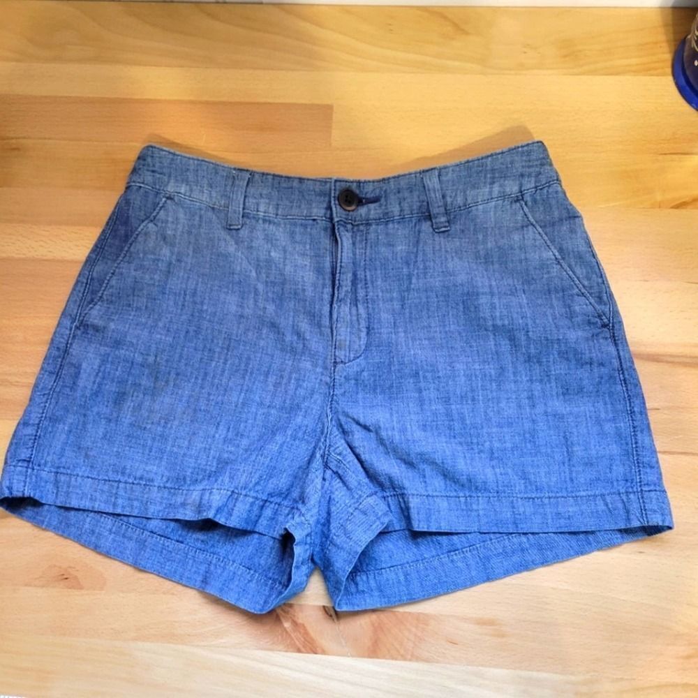 a new day chambray blue shorts
